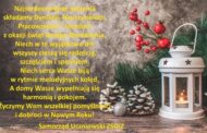 Życzenia bożonarodzeniowe Samorządu Uczniowskiego